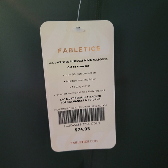 Fabletics High-Waisted Pureluxe Minimal Legging XS/4 - Picture 2 of 5